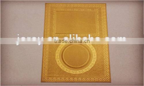 high quality gold foil paper Stickers Embossed