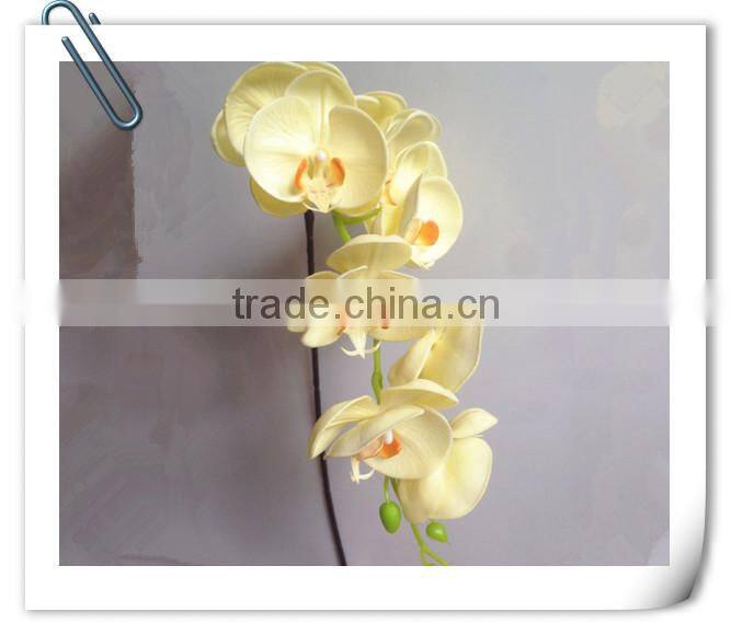 Tianjin factory wholesale pink PU artificial orchid