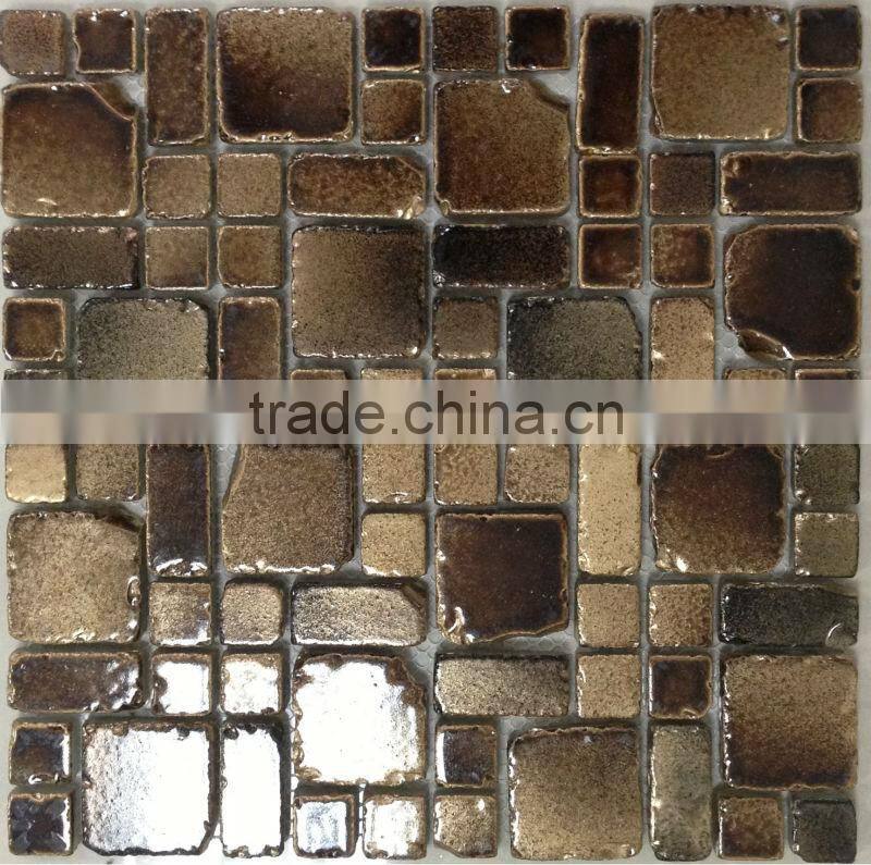 12''X12'' tumbled mix colors fashion mosaic tile(tf5)