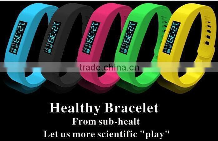 OLED Bluetooth Bracelet Sport Intelligent Motion Healthy Smart Watch Pedometer Sleep Monitoring for Android iphone Ios Phone BB