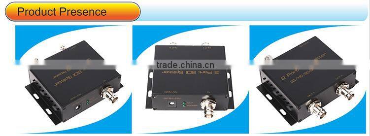 1x2 HD-SDI/SDI distribution amplifier/repeater