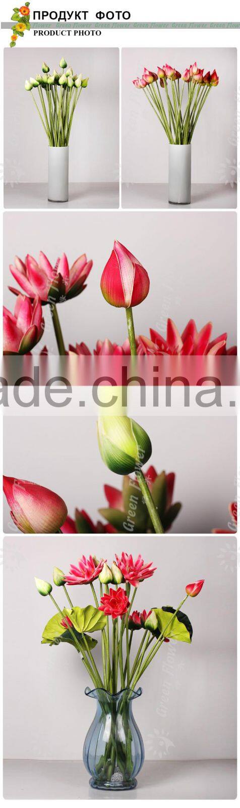 Greenflower 2016 Wholesale Real Touch Latex PU latus bud China handscrafts Artificial Flowers Rose for wedding decoration