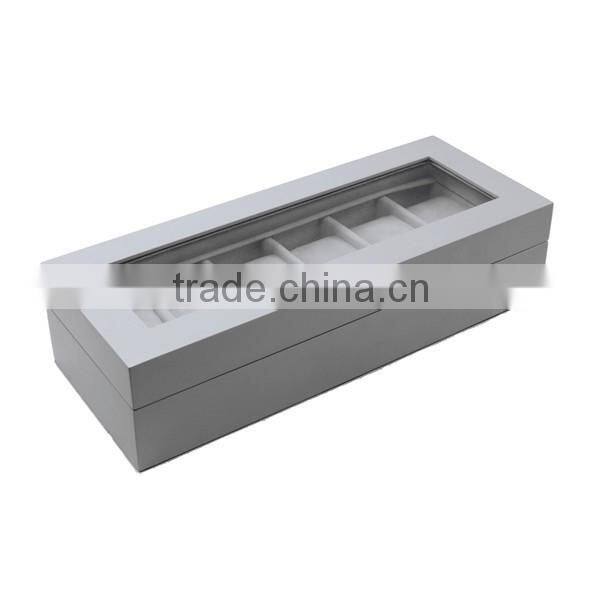 Custom luxury wooden watch storage box for watch gift packaging case