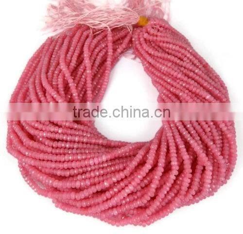1 Strand Natural Rose Quartz Smooth 13-16mm Rondelle Beads,Handmade Strand Beads,Drilled Pink Quartz Beads,Jewelry Beads