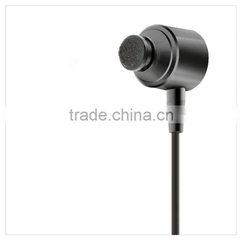 Best selling best quality metal headphone in-ear earphone with flat cable