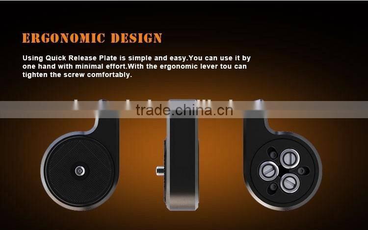 Photography mini equipment with 360 degree rotating tripod head mount for DSLR video cameras