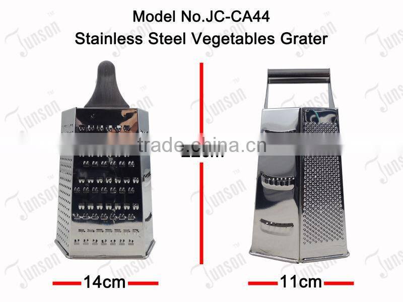 Stainless Steel Vegetables Grater/9" Hexagonal Fruit Peeler/Six Sides Vegetables Scrape Plane