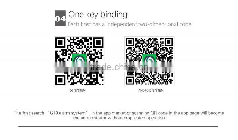 2016 KERUI high-tech wifi anti-burglar gsm security wireless smart security alarm system