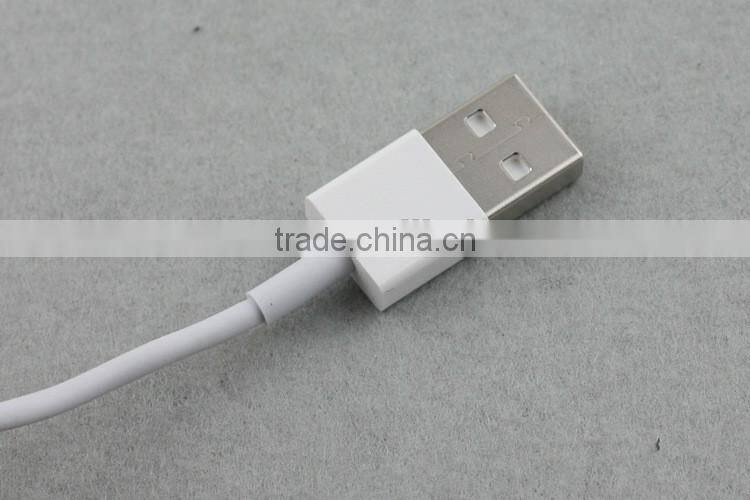 Top quality usb cable types support latest ios8 data sync Genuine 8 pin usb cable for iphone 5