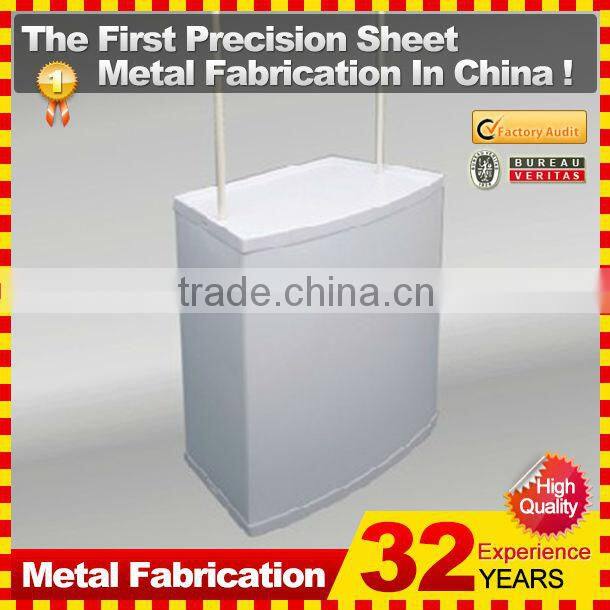 customized made supermarket metal money counter for checkout
