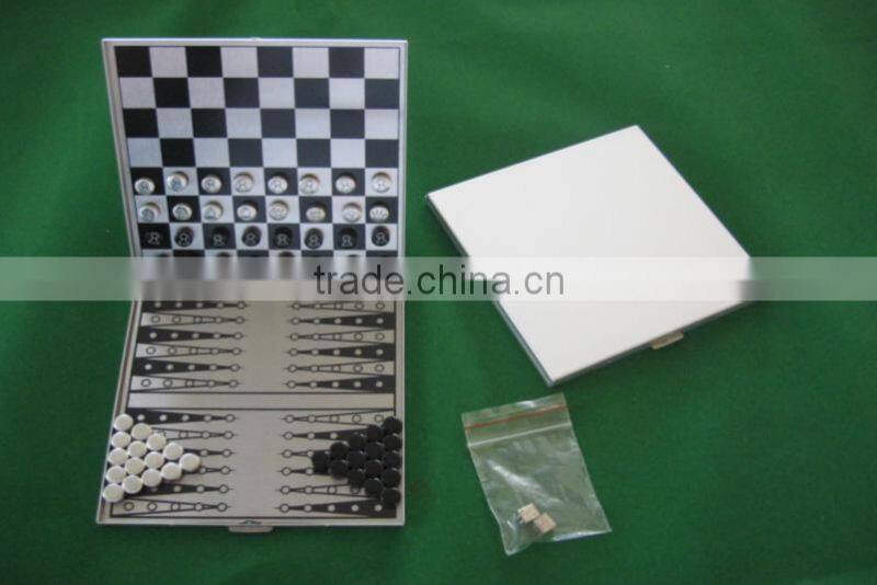 Aluminum Chess Game with Magnetic for travel