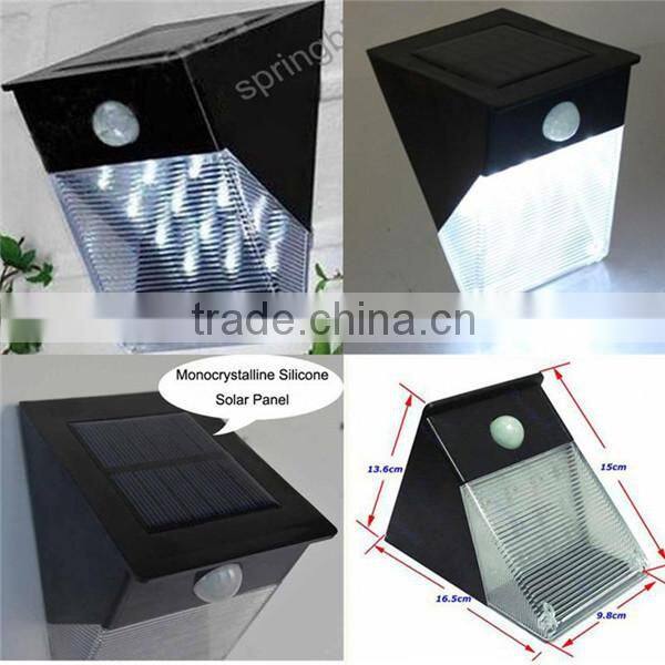 Solar led fence lamp for patio,home decor light for emergancy lighting