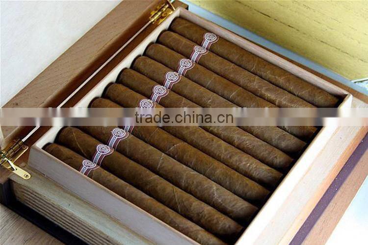 Packaging box Industrial Use and Glossy Lamination Printing Handling spanish cedar cigar box