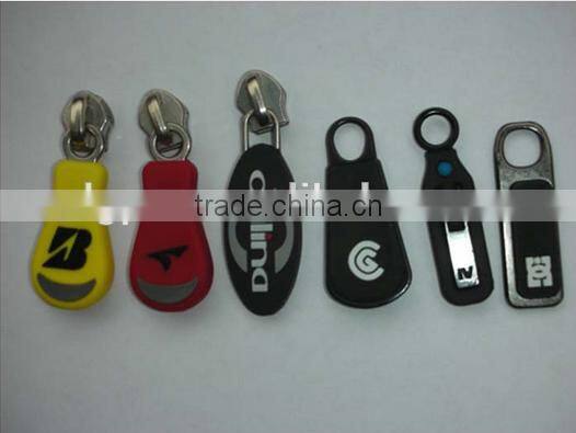 Fashion Style Clothing Bag Accessories colorful pvc Zipper Puller