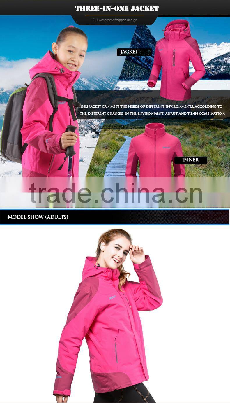 Customized fashion waterproof breathable technology winter jacket for women
