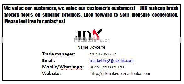 professional 24pcs makeup brush sets with pink PU leather roll bag