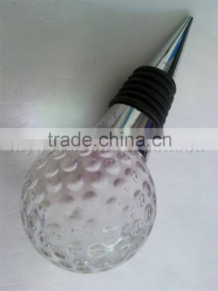Popular golf ball shape wine stopper exist mold