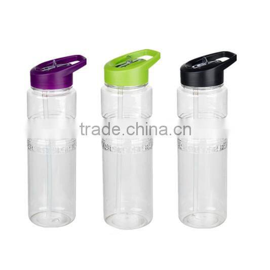 colorful mineral plastic sports water bottle