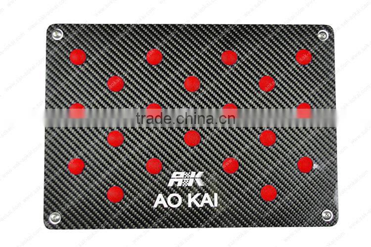 carbon fiber pedal pad car foot rest pedal pads