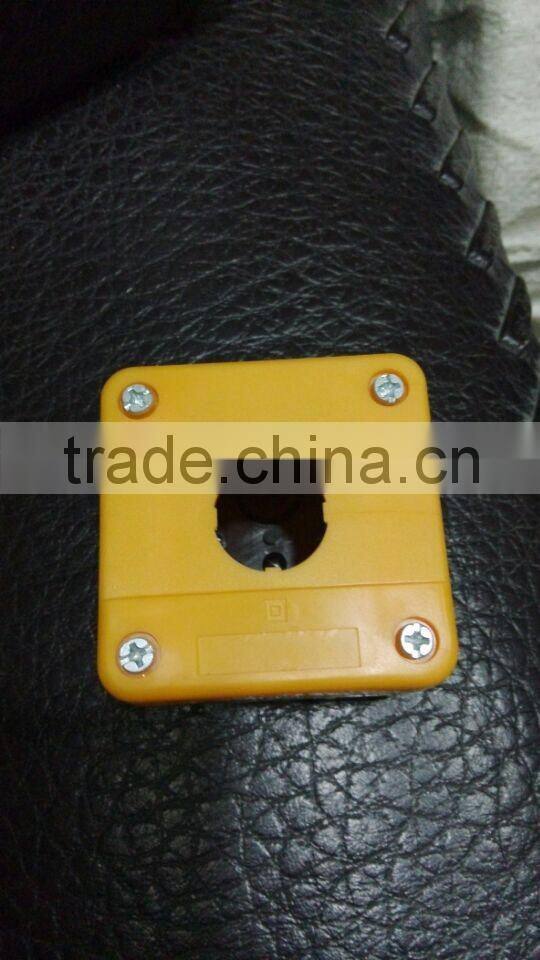 CNGAD yellow 1-hole pushbutton control box(pushbutton box,control station)(GB2-J01)