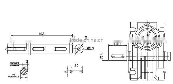 57HS11242A4J-3-RV3020 112mm 4.2A nema 23 high torque geared stepper motor