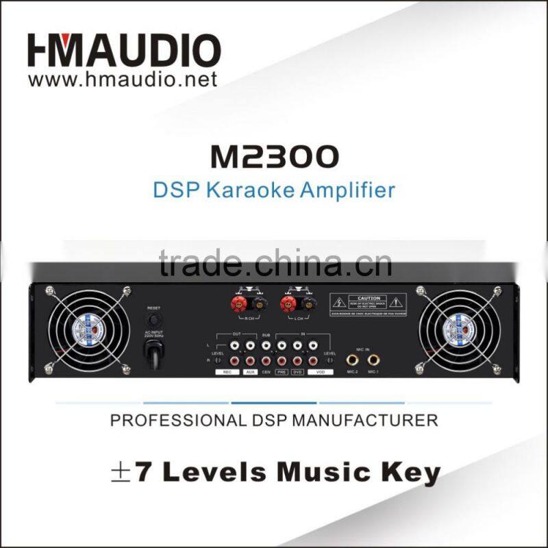 Good quality karaoke amplifier 300w x 2ch M2300 from China factory
