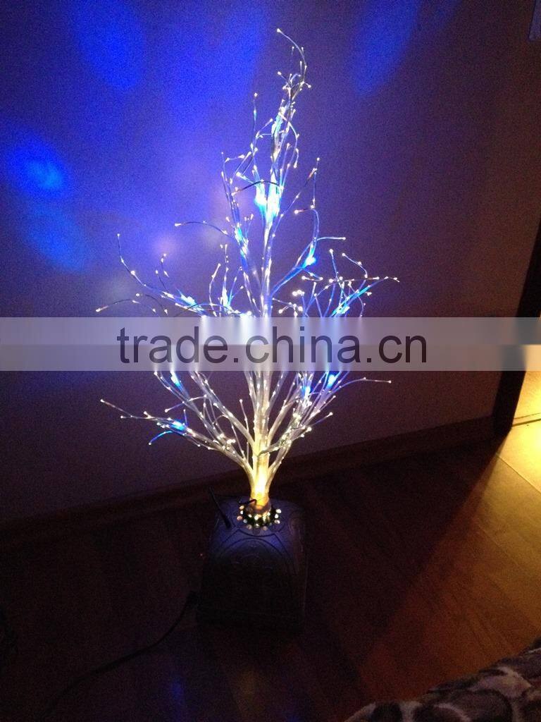 DOLLS HOUSE CHRISTMAS TREE FIBRE OPTIC LIGHTS FOR A DOLLS HOUSE GREEN TREE