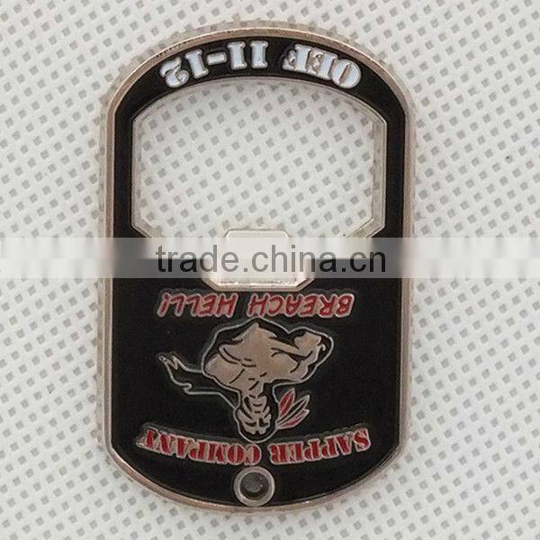 SM-LO010 metal military souvenir bottle opener custom shape