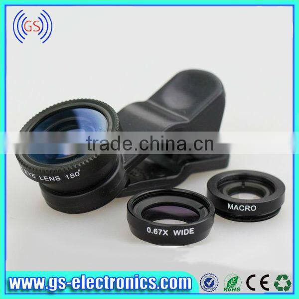 360 degree universal clip fisheye lens for samsung s4