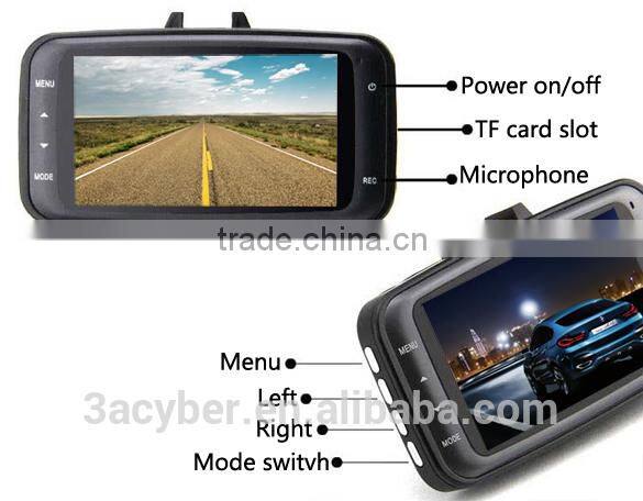 HD 1080P Auto Car DVR Video Recorder G-sensor HDMI GS8000L
