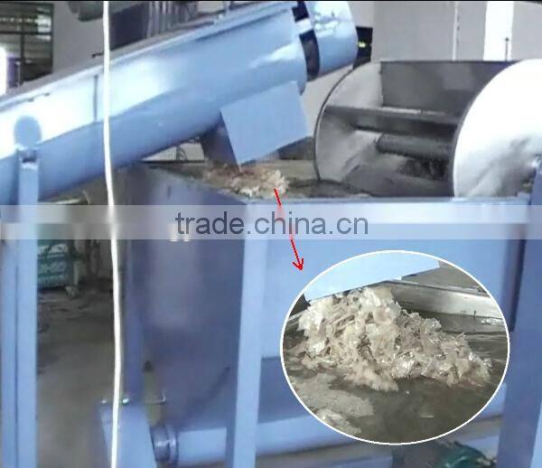 consumed/waste plastic film recycling plant