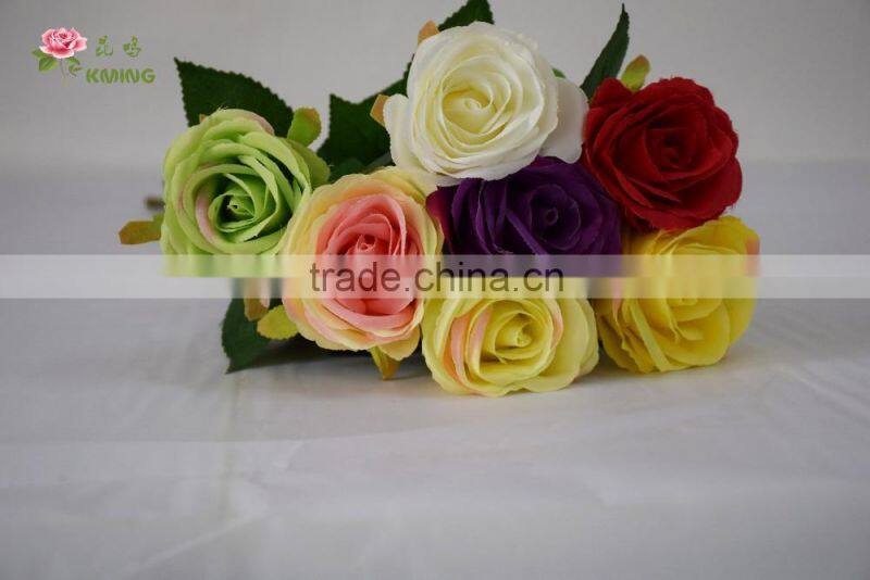 cheap promotional gift rose plastic flower good preserved flower for festival use