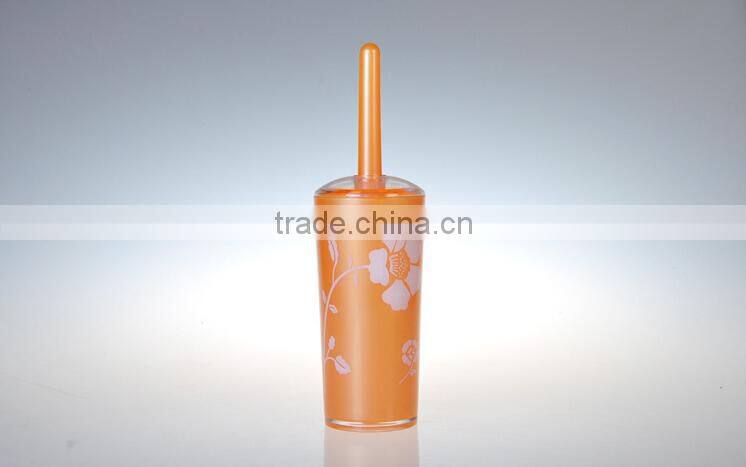 Classic Simple Rectangular Soap Box Plastic Orange Soap Box