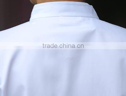 winter white long sleeve printing kitchen uniform design