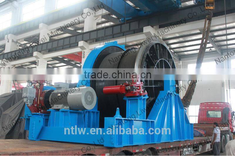 double drum speed regulation winch for sale/marine winch