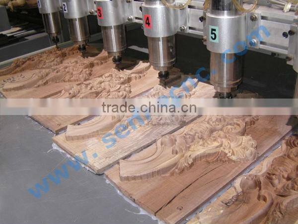 wood Buddha carving machine for rotary axis 3d wood furniture columns sofa stair handrail MDF statue