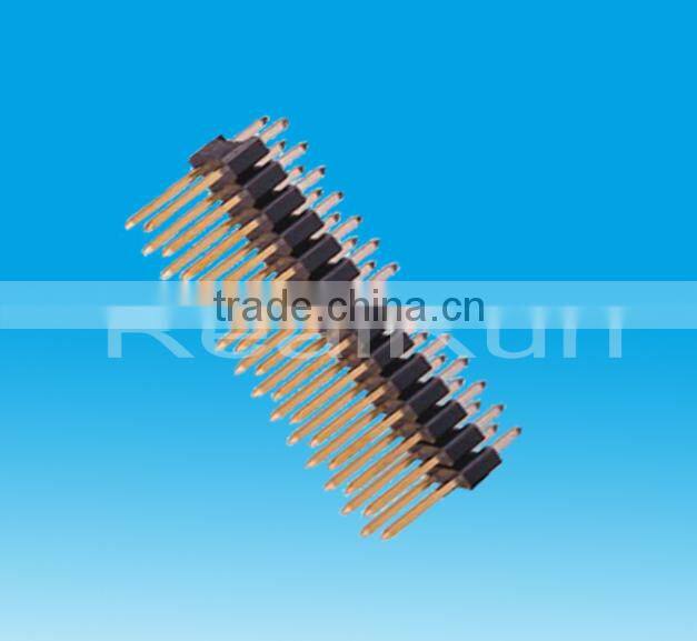 High Precision 2.54mm Pitch Single Layer Double Row DIP Pin Header