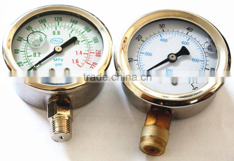 high quality tire Vibration-proof Pressure Gauge with best price made in china