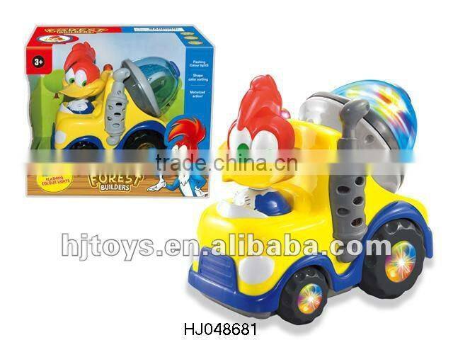 Electronics Activity Tractor With Light And Music, B/O Utility Vehicle Toys, Power-driven Toys Plastic Vehicle HJ117296