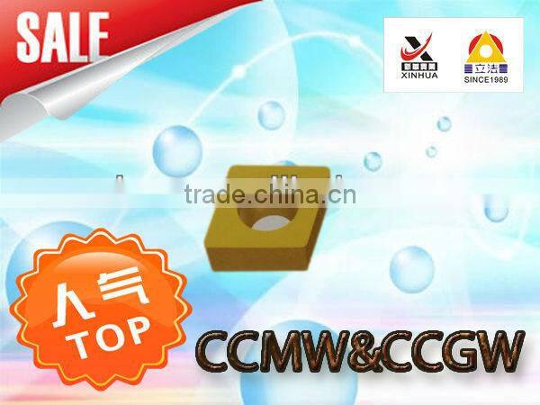 Cemented carbide insert for ISO turning inserts CCMW/CCGW
