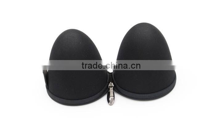 2016 new developing egg shape cute eva zipper fancy glasses case