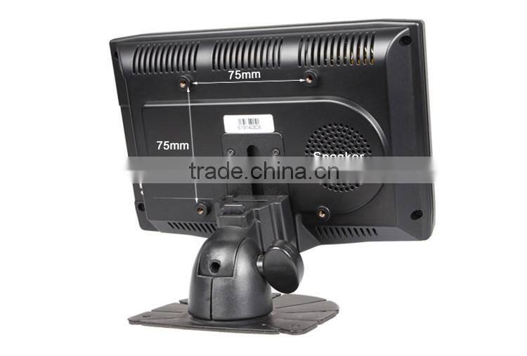 7 inch small and poratble public monitor with HDMI VGA input 4-wire resistive touch