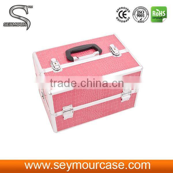 Hot Pink Croc Pro Cosmetic Case