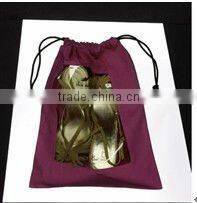 Drawstring non woven &PVC shoes bags