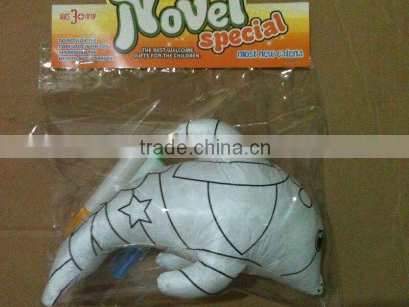 kid imagination graffiti removal paint toy cotton animal toy