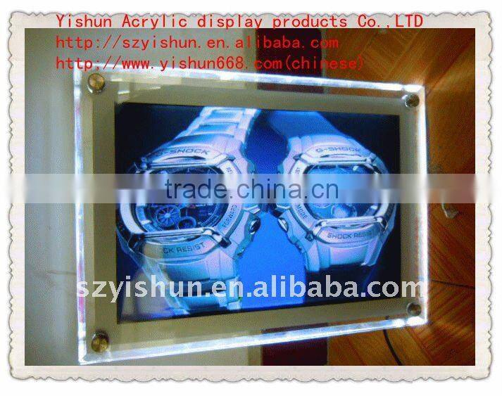 frameless led acrylic light box