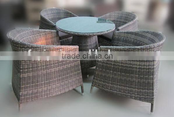 Outdoor modern wicker rattan furniture living room stacking set YPS007