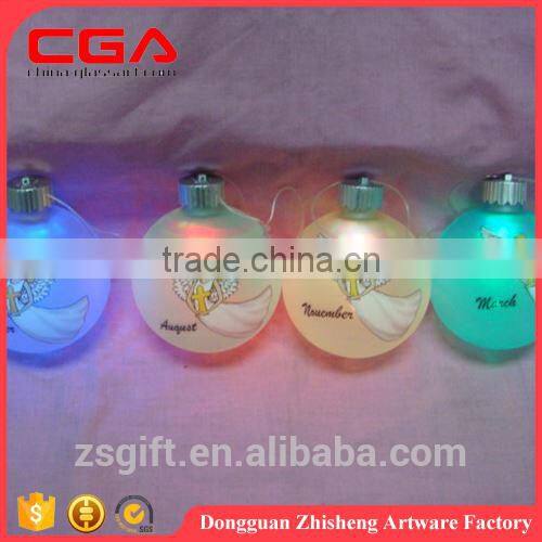 christmas light ornaments baubles christmas decorations with LED light
