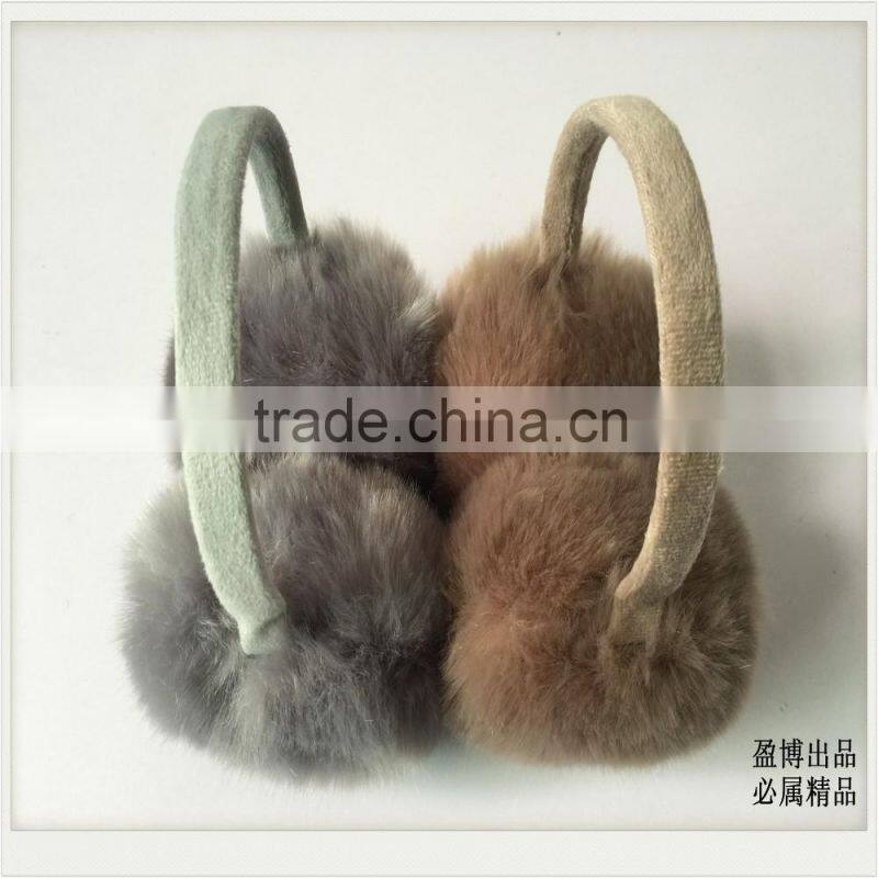 2016 Winter Big Size Faux Fox Fur Earmuffs Ear Muff Artificial Raccon Fur Warm Ear Cover Ladies Earmuffs