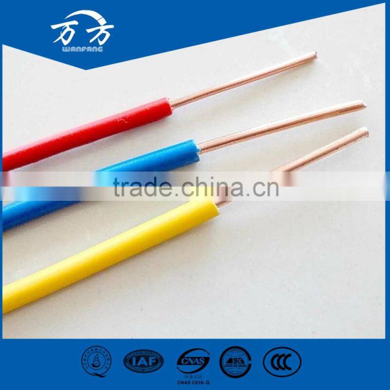 copper conductor building 1.5mm electric cable